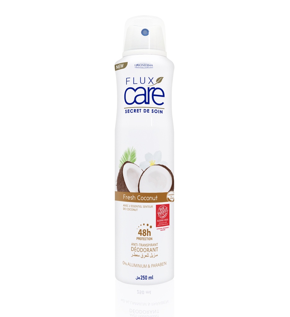 Deodorant Flux Care Fresh Coconut 250 Ml