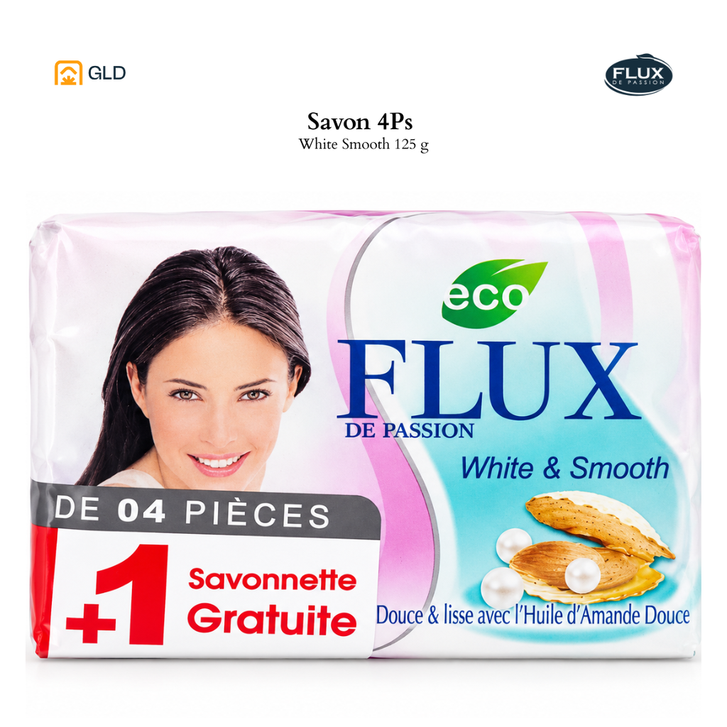 Savon Flux 4Ps White  Smooth 125Gr
