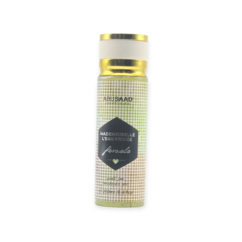 Parfum Pour Corps Abusaad Mademoiselle - L'eau Privée 250 Ml