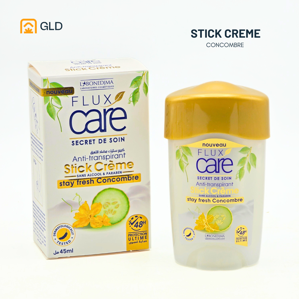 Anti-Transpirant Stick Creme Flux  Care Stay Fresh Concombre 45 ml 
