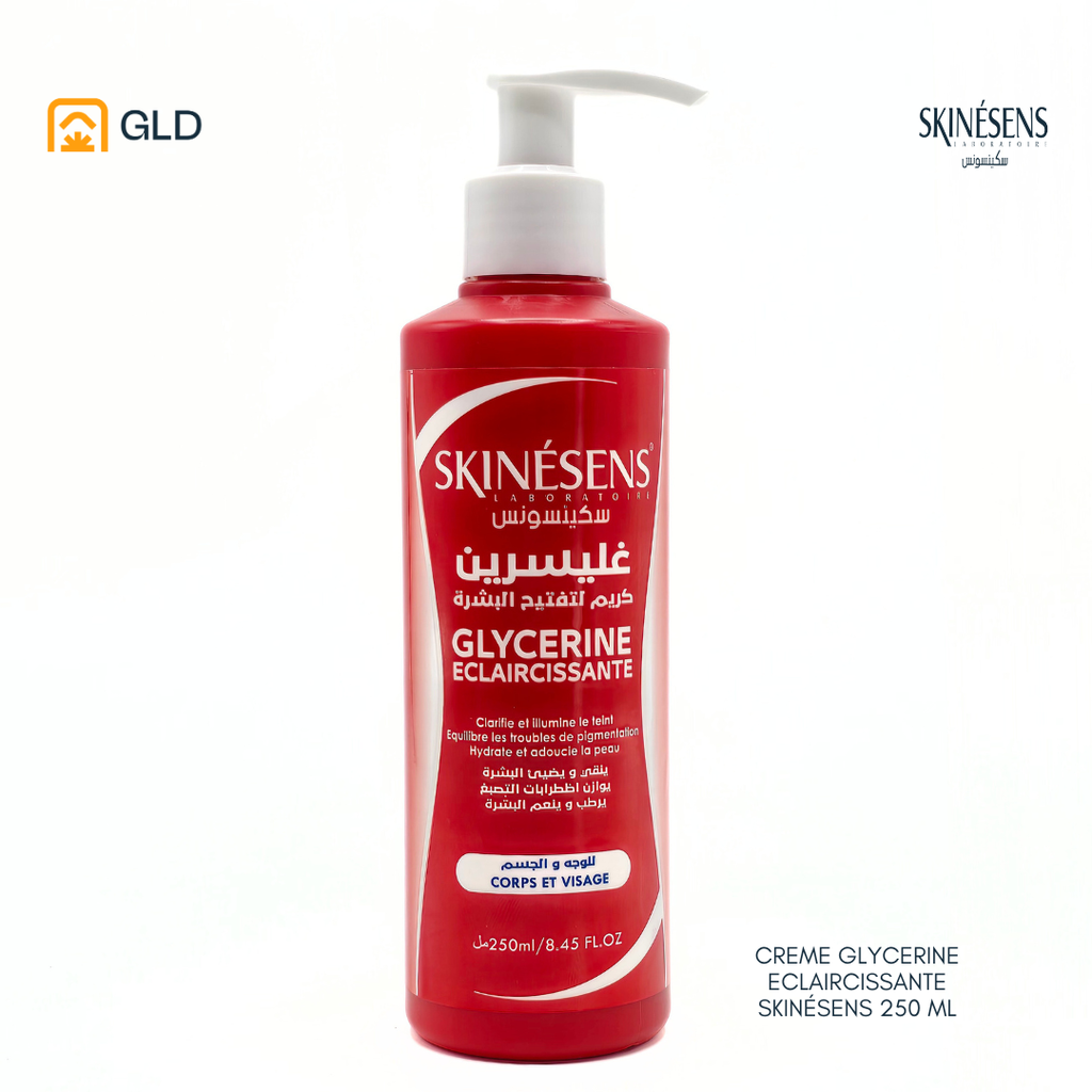 Creme Glycerine Eclaircissante Skinésens 250 Ml