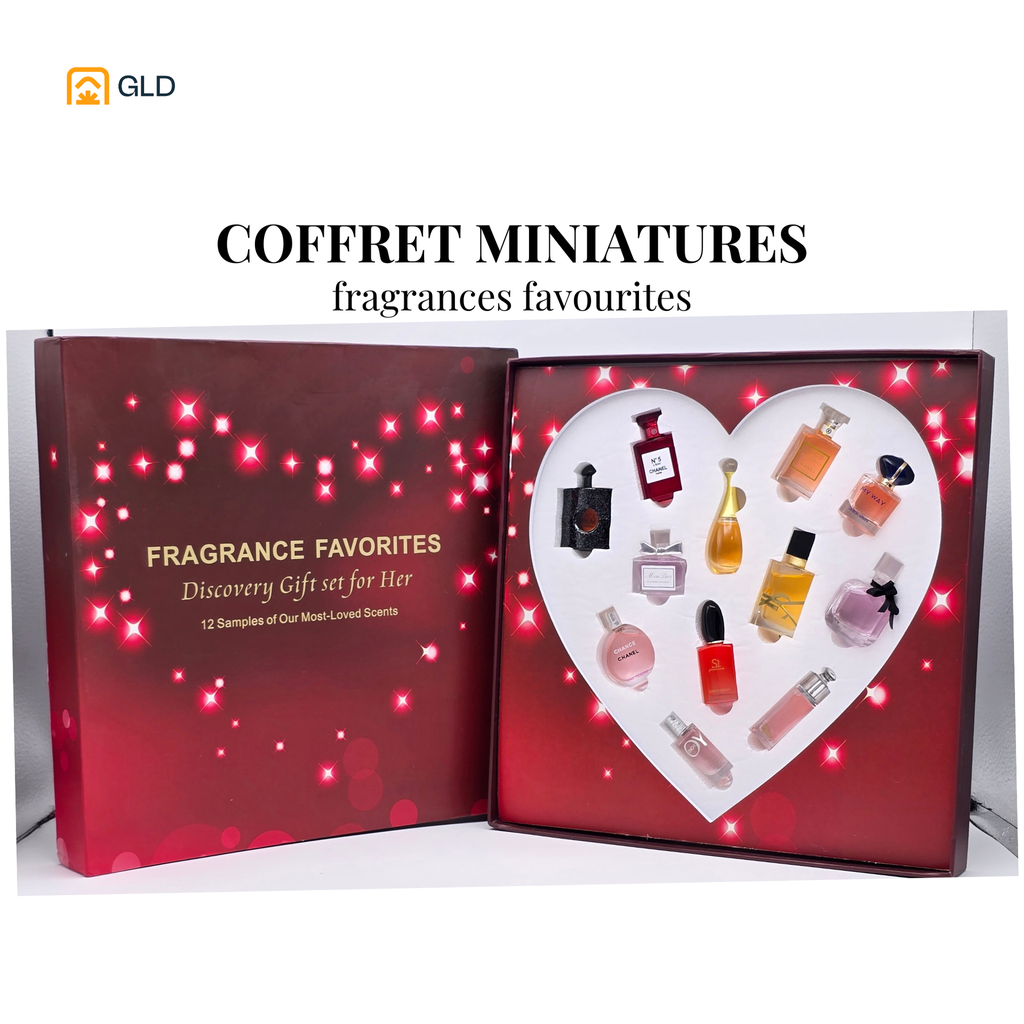 Coffret Miniature 12pcs Fragrance Favorites Rouge