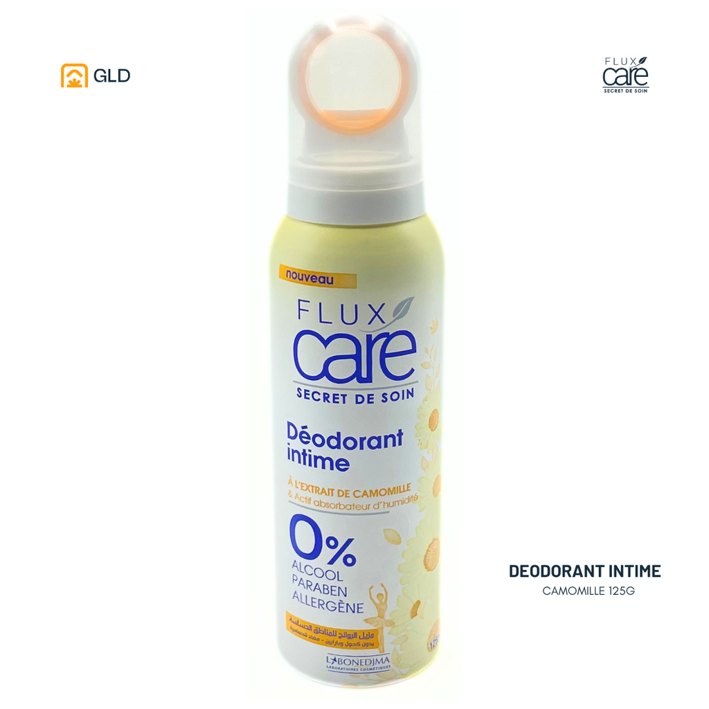 Deodorant Intime FLUX CARE 125 mL (Extrait De Camomille)