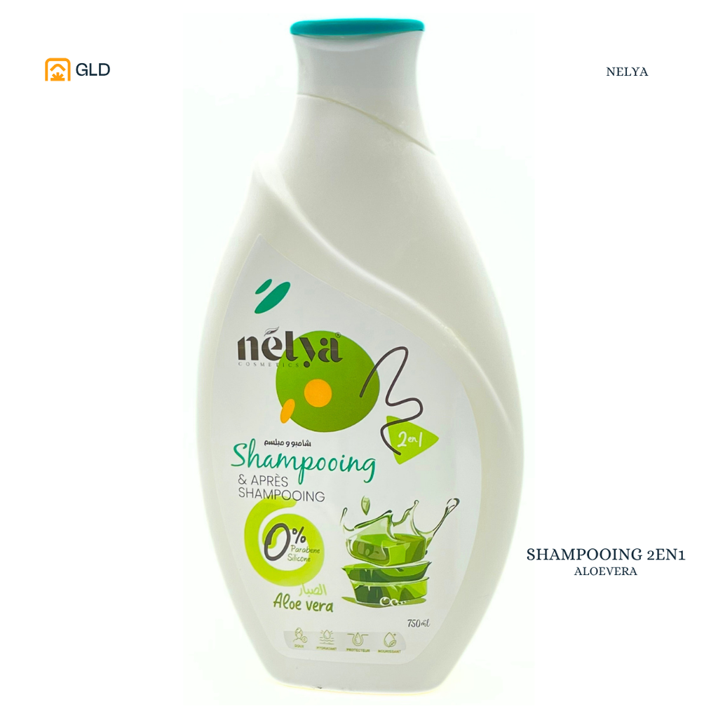 Shampooing Apres Shampooing Nelya Aloe Vera 750ML
