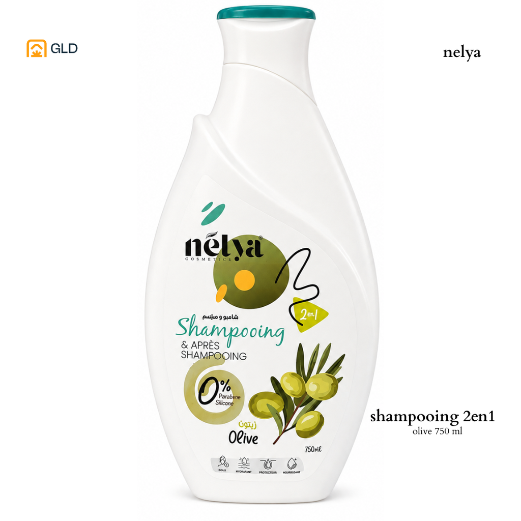 Shampooing Apres Shampooing Nelya Olive  750ML 