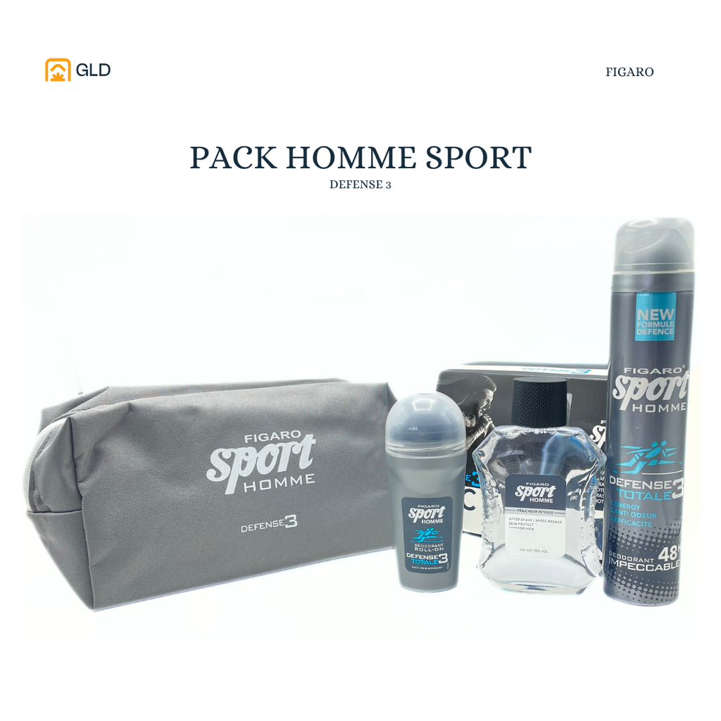 Coffret Figaro Sport 3PC Defense 3 Gris
