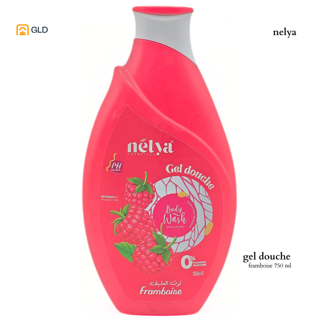 Gel Douche Nelya 750Ml Framboise