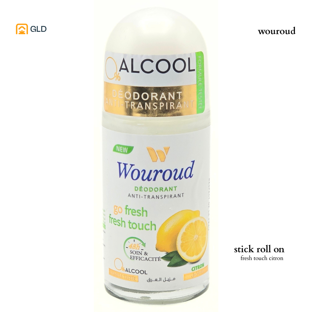 Stick Roll-on Wouroud Glass 50Ml Citron