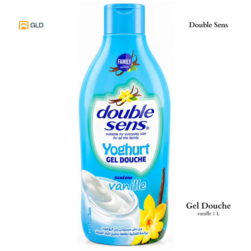 Gel Douche Double Sens 1L Vanille