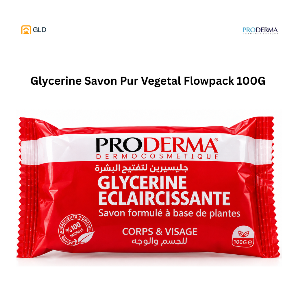Glycerine Savon Pur Vegetal Flowpack 100G