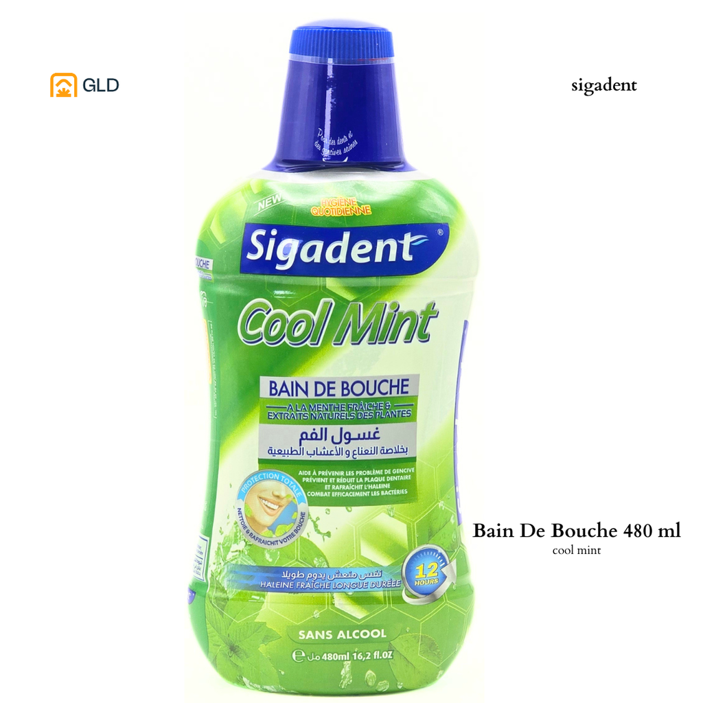 Bain De Bouche Sigadent Cool Mint 480Ml