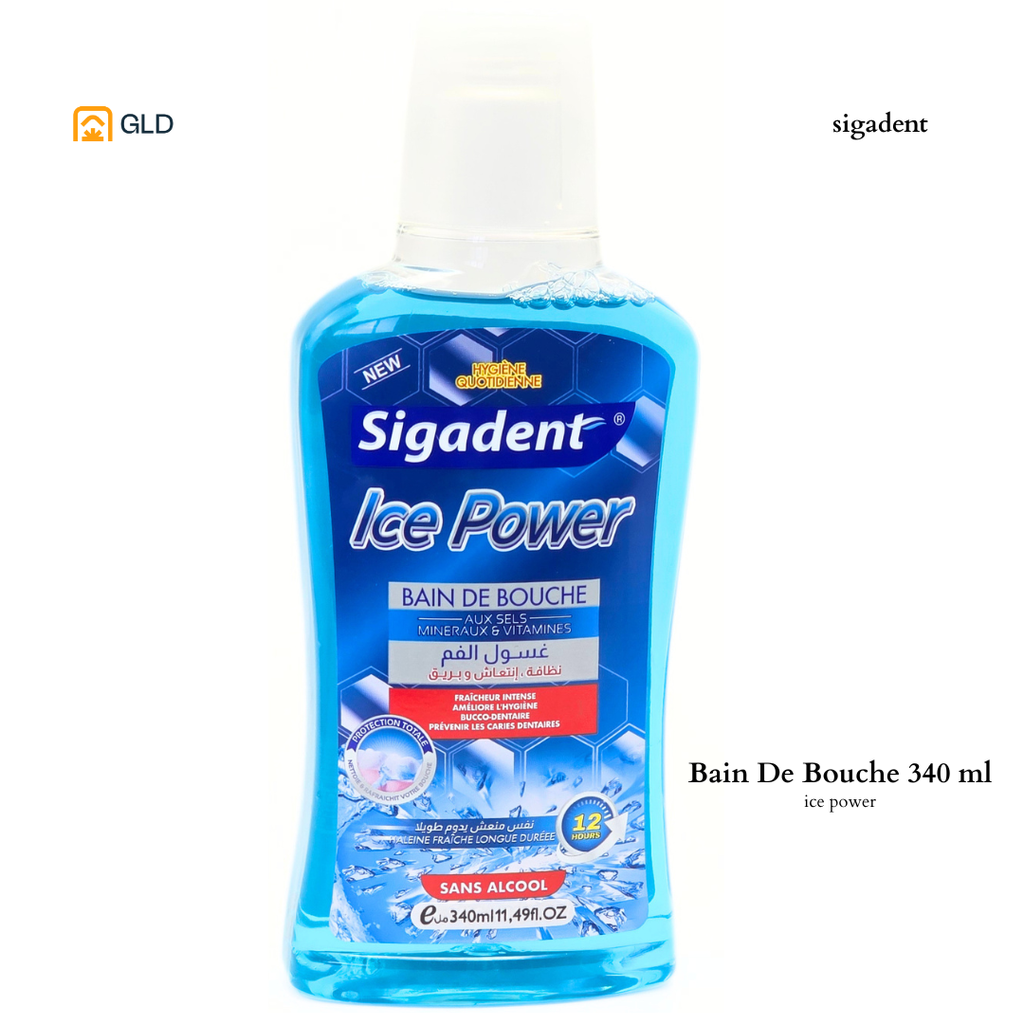 Bain De Bouche Sigadent Ice Power 340Ml 
