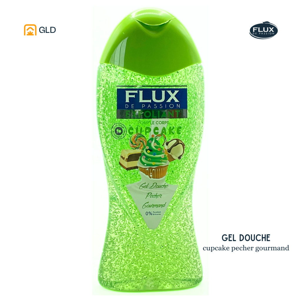 Gel Douche Flux Exfoliant Cupcake Pecher Gourmand
