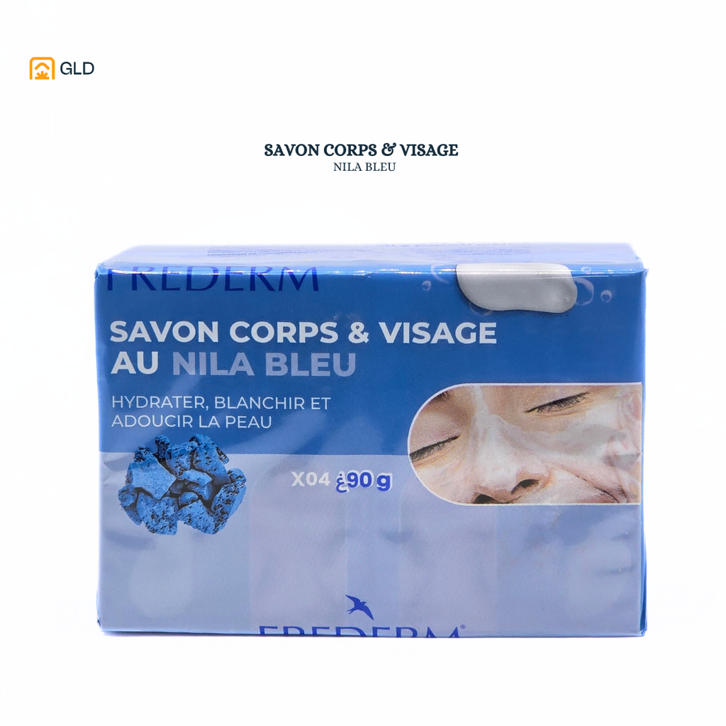 Savon Corps & Visage Au Nila Bleu 90Gr Frederm