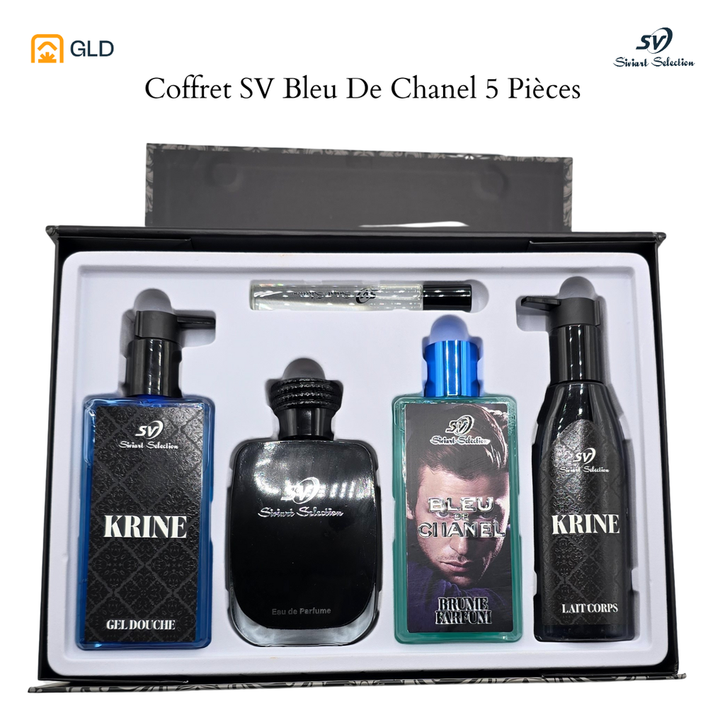 Coffret SV Bleu De Chanel 5 Pièces