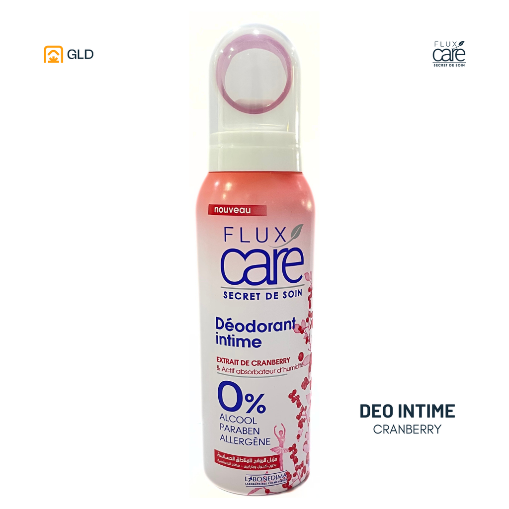Deodorant Intime FLUX CARE 125 mL (Extrait De Cranberry)