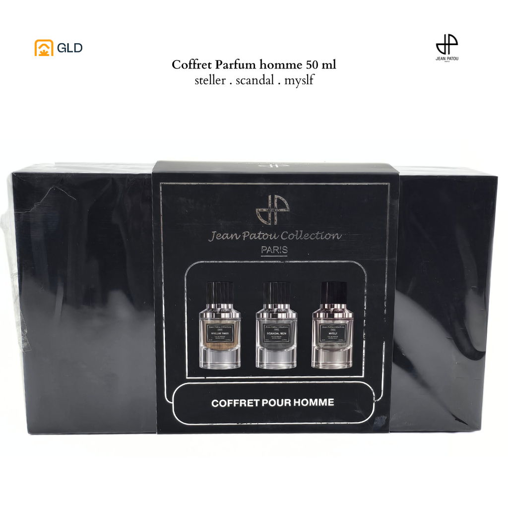 Coffret  Jean Patou Scandal Men Myself Stellar Times Homme 3Pcs 