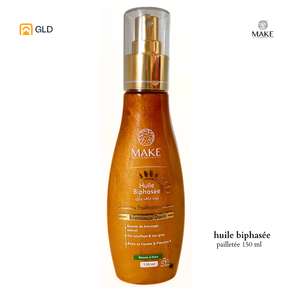 Make Huile Biphasée Pailletée 150Ml