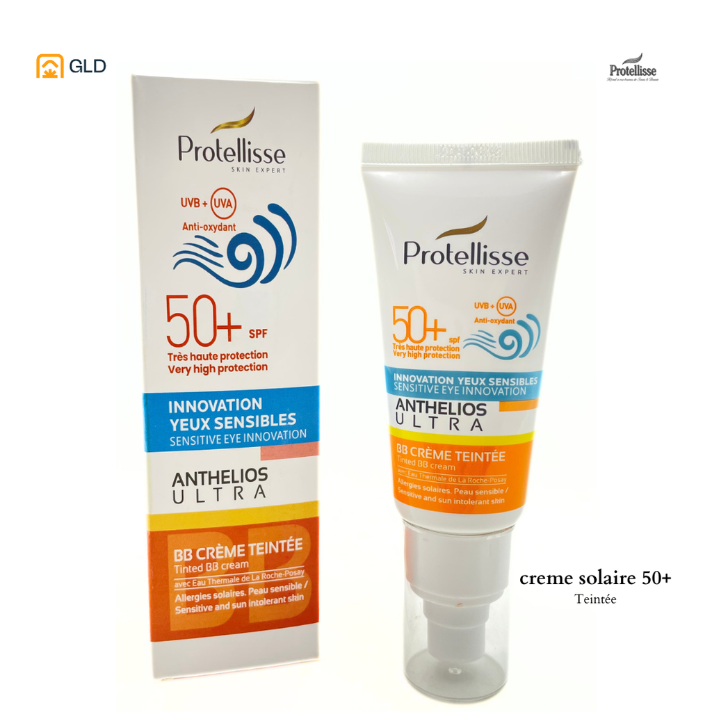 Ecran Total Protellisse Bleu Spf50 Teintée innovation yeux sensibles