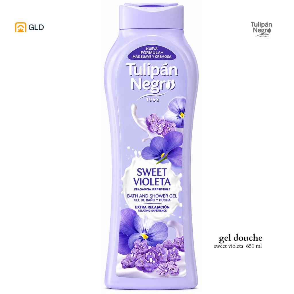 Gel Douche Tulipan Negro Sweet Violeta 650ML