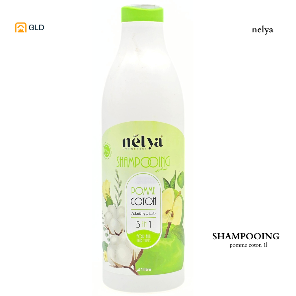 Shampooing Nelya pomme cotton 1L