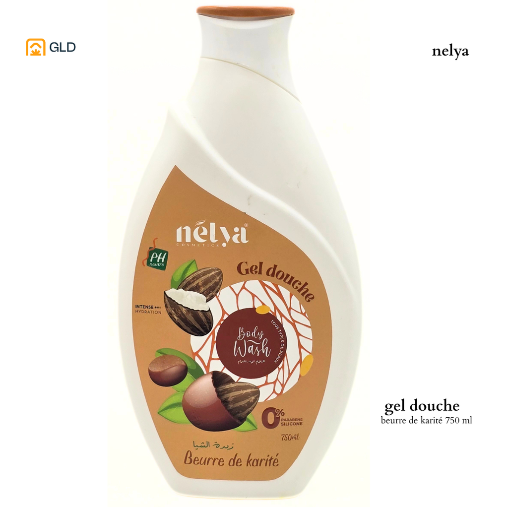 Gel Douche Nelya 750Ml Beurre De karité