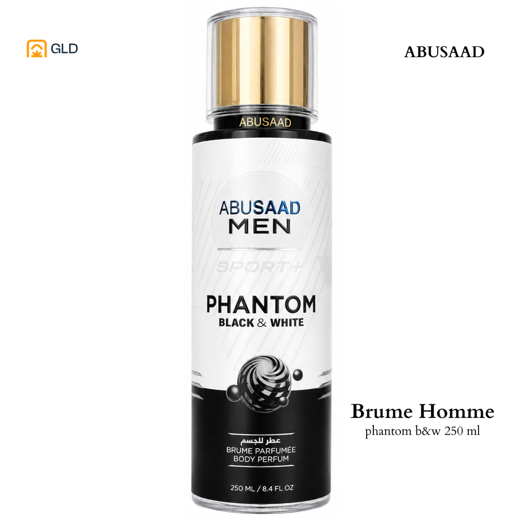 Brume Parfumee Abusaad Homme 250Ml Phantom Black & white